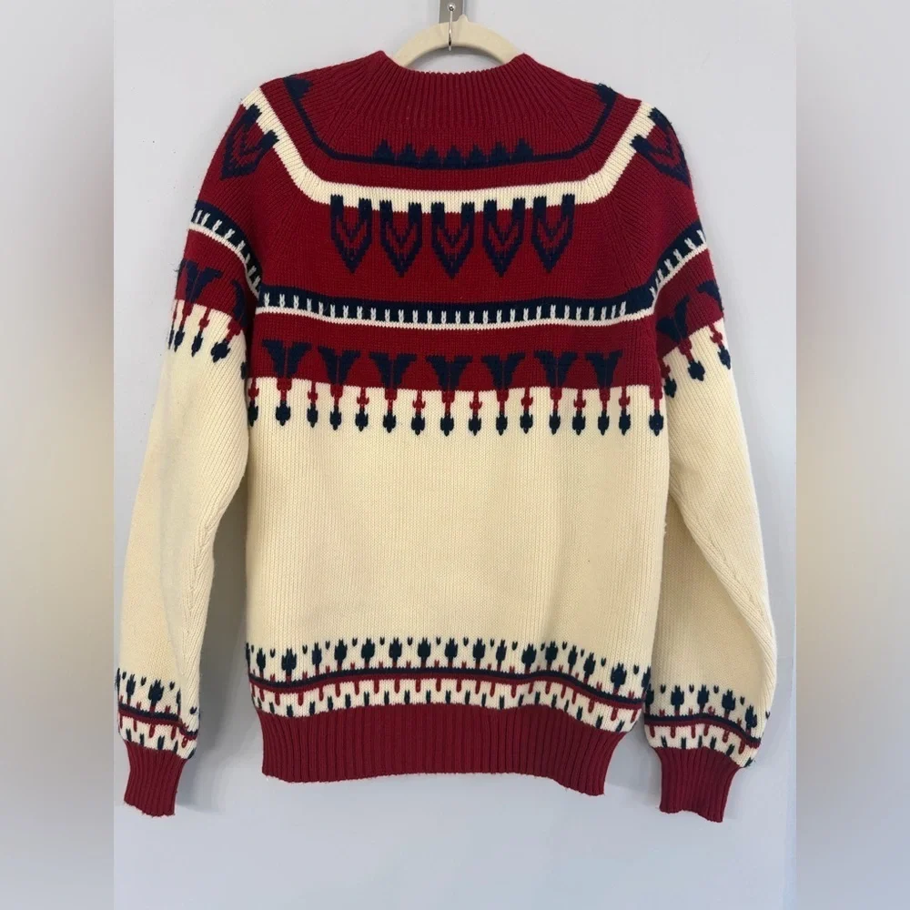 Vintage Fir for JCPenney Men’s Fair Isle Multicolor Crew or Mock Neck Sweater